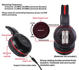 3 Pack of DVD Wireless Headphones, Car Kids Headphones, IR Headphones for Car Entertainment System, Wireless IR Headphones with Dual Channel