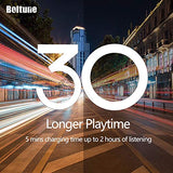 Active Noise Cancelling Headphones, Boltune Bluetooth 5.0 Over Ear Wireless Headphones with Mic Deep Bass, Comfortable Protein Earpads 30H Playtime for Travel Work TV PC Cellphone