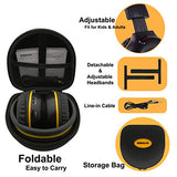 4 Pack of DVD Wireless Headphones, Car Kids Headphones, IR Headphones for Car Entertainment System, Wireless IR Headphones with Dual Channel