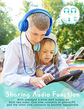 Mpow CH6 [2019 New Version] Kids Headphones Over-Ear/On-Ear, HD Sound Sharing Function Headphones for Children Boys Girls, Volume Limited Safe Foldable Headset w/Mic for School/PC/Cellphone